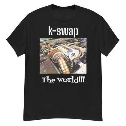 Raceweld k-swap the world front T-shirt